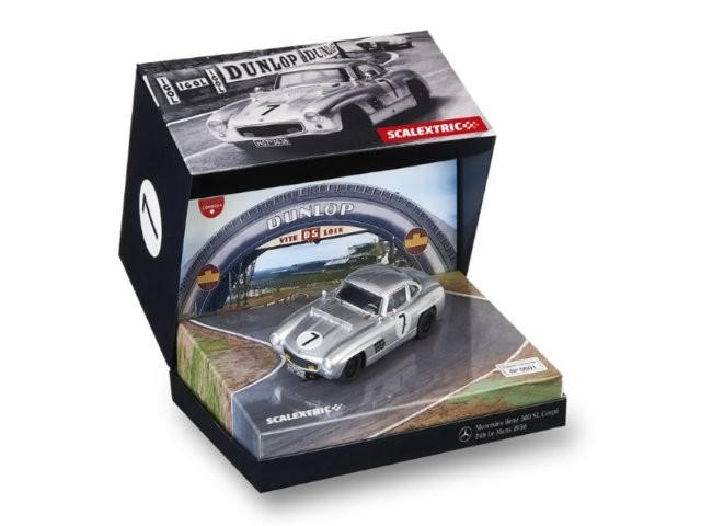 SCALEXTRIC MERCEDES BENZ 300 SL COUPÉ #7 LE MANS 1956 SCX U10568S300