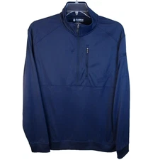 Alaskan Hardgear 1/4 Zip Lightweight Navy Pullover By Duluth Trading Co Men's L