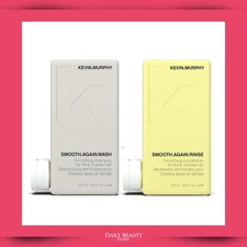 Kevin Murphy Smooth Again Wash and Rinse 250ml 8.4oz  Set NEW FAST SHIP