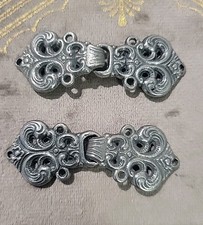 Tinn-Per Norwegian Pewter Clasp For Sweaters/Cardigans Lot of 2 Sets 30 mm Clasp