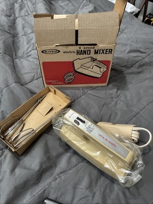 Vintage NOS Rival Portable Hand Mixer Model 439