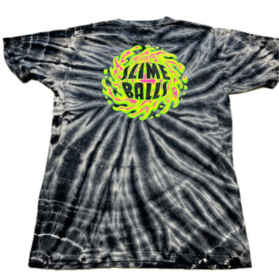 NHS Santa Cruz Skateboards Shirt Mens Medium Slimeballs Wheels Tie Dye Skater