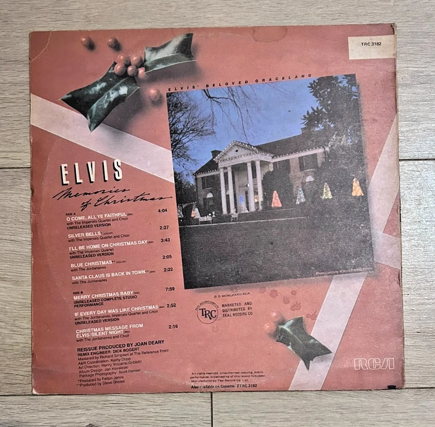 Elvis Presley Superb RARE Zimbabwe Pressing Memories of Christmas - Image 2 of 4