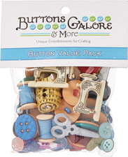 Collection round Novelty Buttons  Embellishments Based on Variety of Themes  50