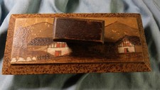 Tampon buvard vintage en bois