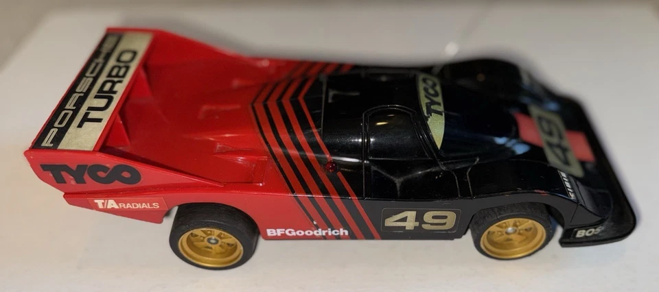 Vintage Taiyo Tyco Turbo Porsche 962 #49 R/C Radio Control Car 2419-49 (1988) - Image 4 of 4