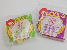 Lot of 2 McDonald’s 1995 Busy World of Richard Scarry Toys Sealed #2 #3