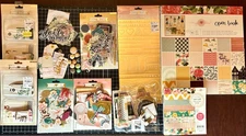 Maggie Holmes OPEN BOOK 12X12, 6x6 Paper, Stickers, Ephemera NEW & USED  LOT