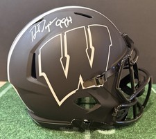 Ron Dayne Signed Wisconsin Badgers Eclipse Full Size Replica Helmet Auto