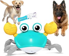 Crawling Crab Dog Toys,Escaping Crab Dog Toy with Obstacle Avoidance DOG TOYS