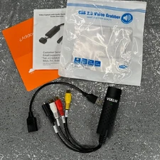 VIXLW USB 2.0 Video Capture Card Adapter VHS DVD to Digital Converter Open Box