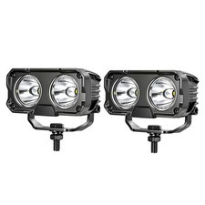 2x 3.5 40w Led Cube Pods Work Lights Bar Slim Spot Driving Fog Off Road 4wd Atv