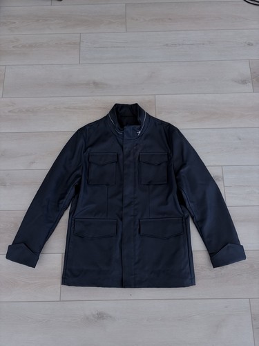 acne studios m-65 field jacket ss14 ibsen cotton navy men's 52 