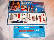 fischertechnik konvolut, Motorkasten ,mini-mot 1+2, OVP mit Anleitung, sehr alt