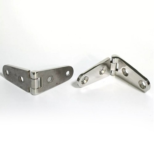 Edelstahl Boot und LKW Kabine Scharnier Set mit Rastmechanismus - Bild 4 von 11