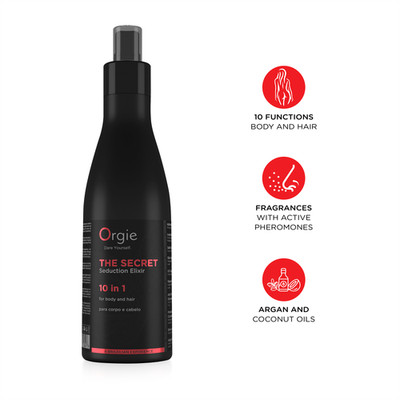 ORGIE The Secret Verführungselixier 10 in 1 Körper und Haarlotion für sie 200 ml