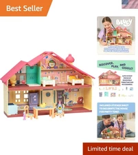 Immersive Bluey Celebration Home Playset with Removable Accessories for Toddlers