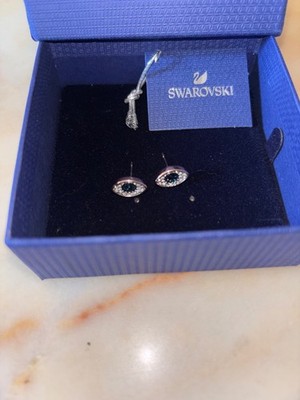 Swarovkski Evil Eye Earrings Stud