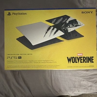 Sony PS5 Pro Faceplate Console Cover Marvel Wolverine Limited Edition CFI-ZCS3W