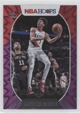 2020-21 Panini NBA Hoops Purple Explosion Anfernee Simons #168 7iu