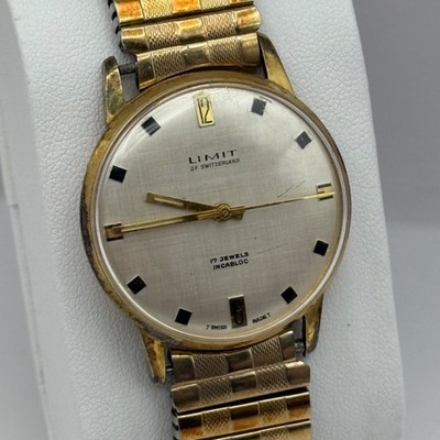 FHF ST 97 Watch Limit Of Switzerland 17 Jewels Incabloc Vintage Parts Repair
