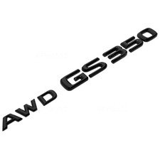 Gloss Black Trunk Badge Awd Gs350 For V6 3.5l Letter Decal Emblem F Sport Gloss Black Trunk Badge Awd Gs350 For V6 3.5l Letter Decal Emblem F Sport