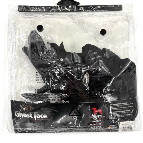 Scream Ghost Face Pet Dog Costume Halloween Party Costume Size Small - Picture 3 of 4