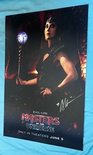 Alison Brie Signed 12x18 Photo Masters Of The Universe Evil-Lyn