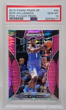 2019 Prizm ZION WILLIAMSON Pink Pulsar Refractor Rookie Card PSA 10 Gem Mint. rookie card picture