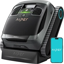 AIPER Scuba X1 Cordless Pool Cleaner Robot with Caddy 6600 GPH up to 2150 sq.ft