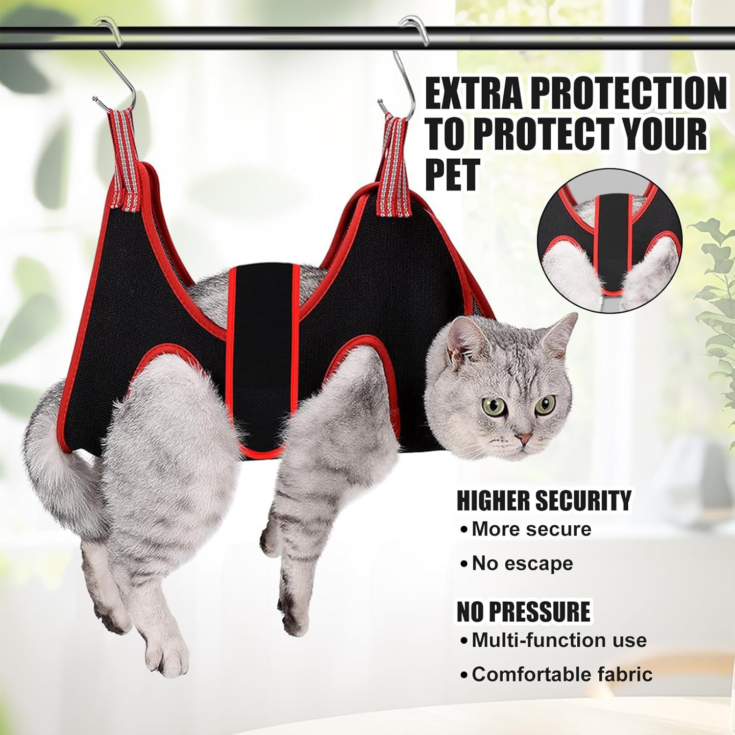 Hamac de toilettage pour animaux de compagnie de qualité supérieure en maille double 3D