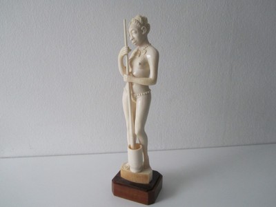 Roger R. Nivelt (1899-1962) Frankreich Skulptur Figur Frau Afrikanerin Art Deco