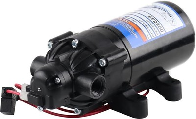 #ad #ad Everflo 12V On Demand Diaphragm Pump 2.2GPM 70 PSI 3 8quot; 2.2 GPM Black $126.47