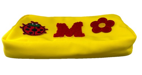 Stoney Clover Lane Classic Small Pouch Yellow W/ Red Ladybug - M & flower NWT - Picture 11 of 14