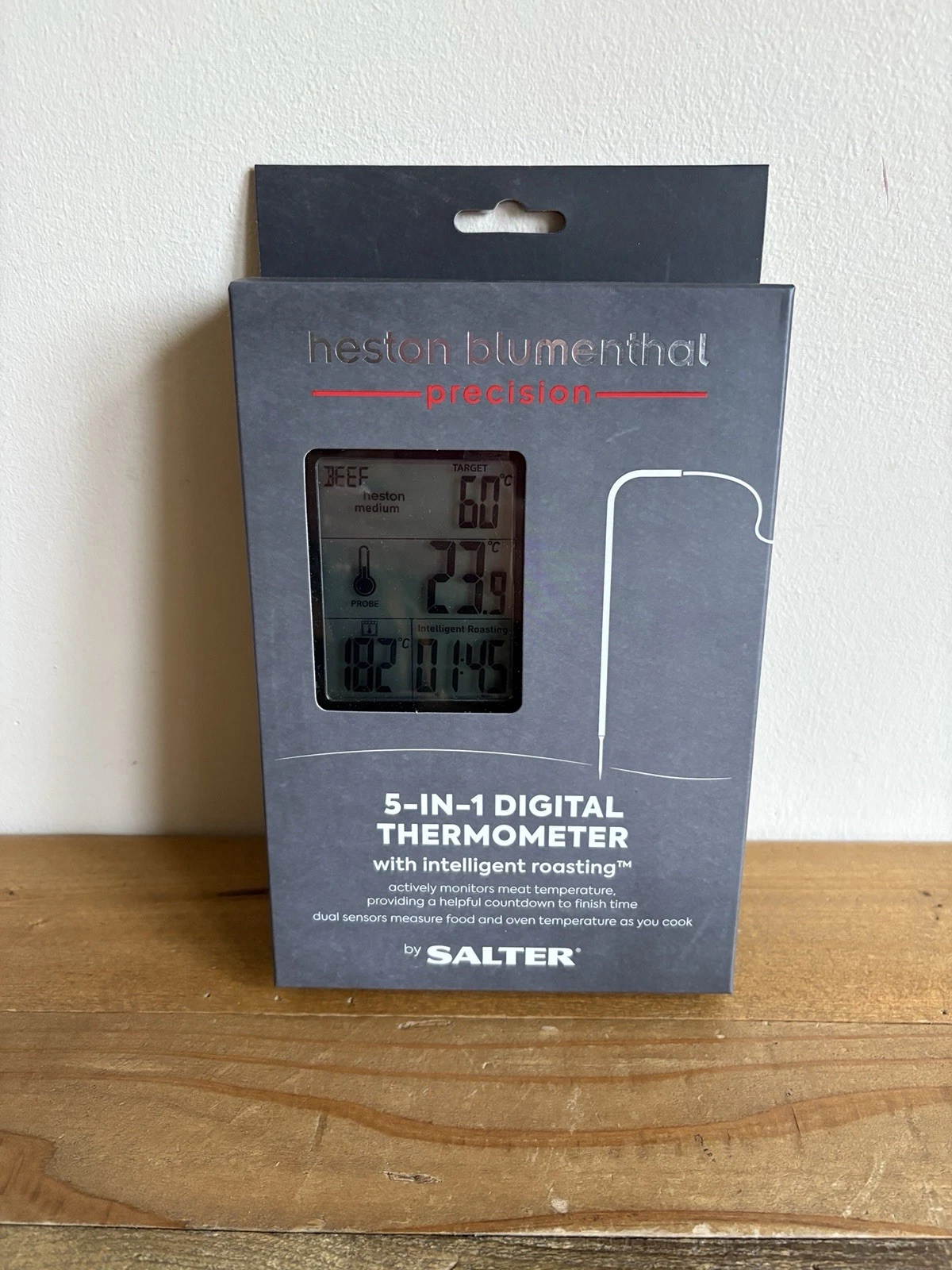 Salter Heston Blumenthal Digital Meat Thermometer - 5 in 1 Digital Thermometer