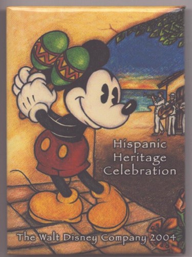 Pinback Disney Vintage - Celebración de la Herencia Hispana - 2004 - Imagen 1 de 2