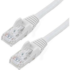 StarTech.com 50ft CAT6 Cable - White CAT6 Ethernet Cable - Gigabit Ethernet Wire
