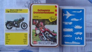 Quartett Motorrad Münch Horex BMW Honda Moto Guzzi Sanglass MV Augusta Ducati