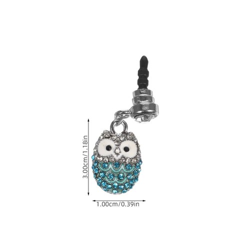 Owl Mobiltelefon Staubstopfen Stecker Für 3,5-mm-Kopfhöreranschluss - 第 9/12 張圖片