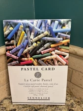 NEW Sennelier La Carte Pastel Card Pad FRANCE 6 SHADES x 2 / 12 SHEETS 6.5”x9.5”