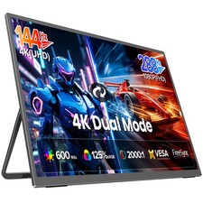 UPERFECT Portable Monitor 27  Dual Mode 4K UHD 144Hz/FHD 288Hz Gaming Monitor