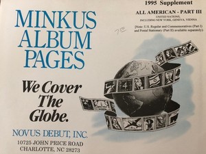 Minkus All American 1995 Supplement Part III United Nations Only