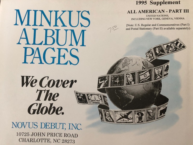 Minkus All American 1995 Supplement Part III United Nations Only