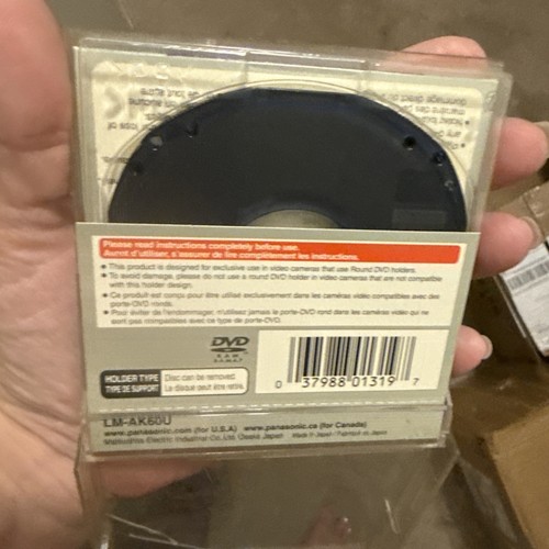 Panasonic DVD-RAM 60 Minute 2.8GB Double Sided Rewritable Blank Recording Untst - Picture 4 of 10