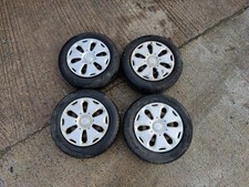 Ford Fiesta 14 Inch Steel Wheels Tyres and Trims 10-15 Mk7 Mk7.5 7mm