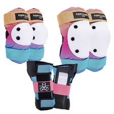 Triple Eight Saver Series 3-Pack Pad Set Ideal for Skateboarding, In-line