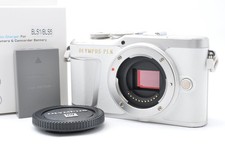 Near Mint Olympus Pen E-PL9 16.1 MP Digital Camera Body White Shutter 11801