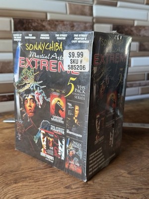 Sonny Chiba Martial Arts Extreme Box Set VHS 5 Tapes New Sealed 