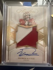 2025 Panini Flawless George Kittle Star Swatch Signatures Auto /25 49ers