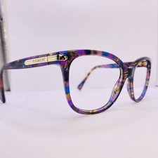Coach Eyeglasses Frames HC 8132 L109 52888H Confetti Purple 57 17 135 Gold